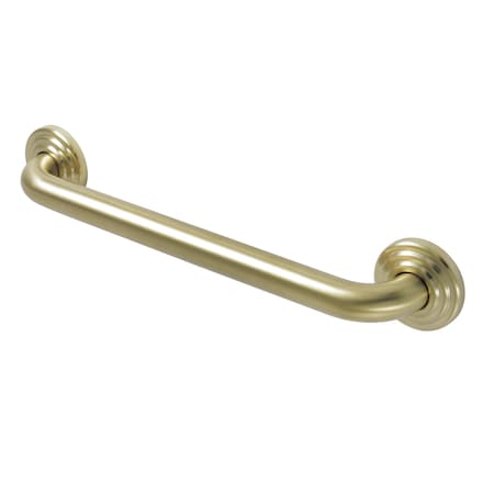 Restoration Contemporary Grab Bar, 33-1/16" L, 17 ga. Brass, Brushed Brass DR314167